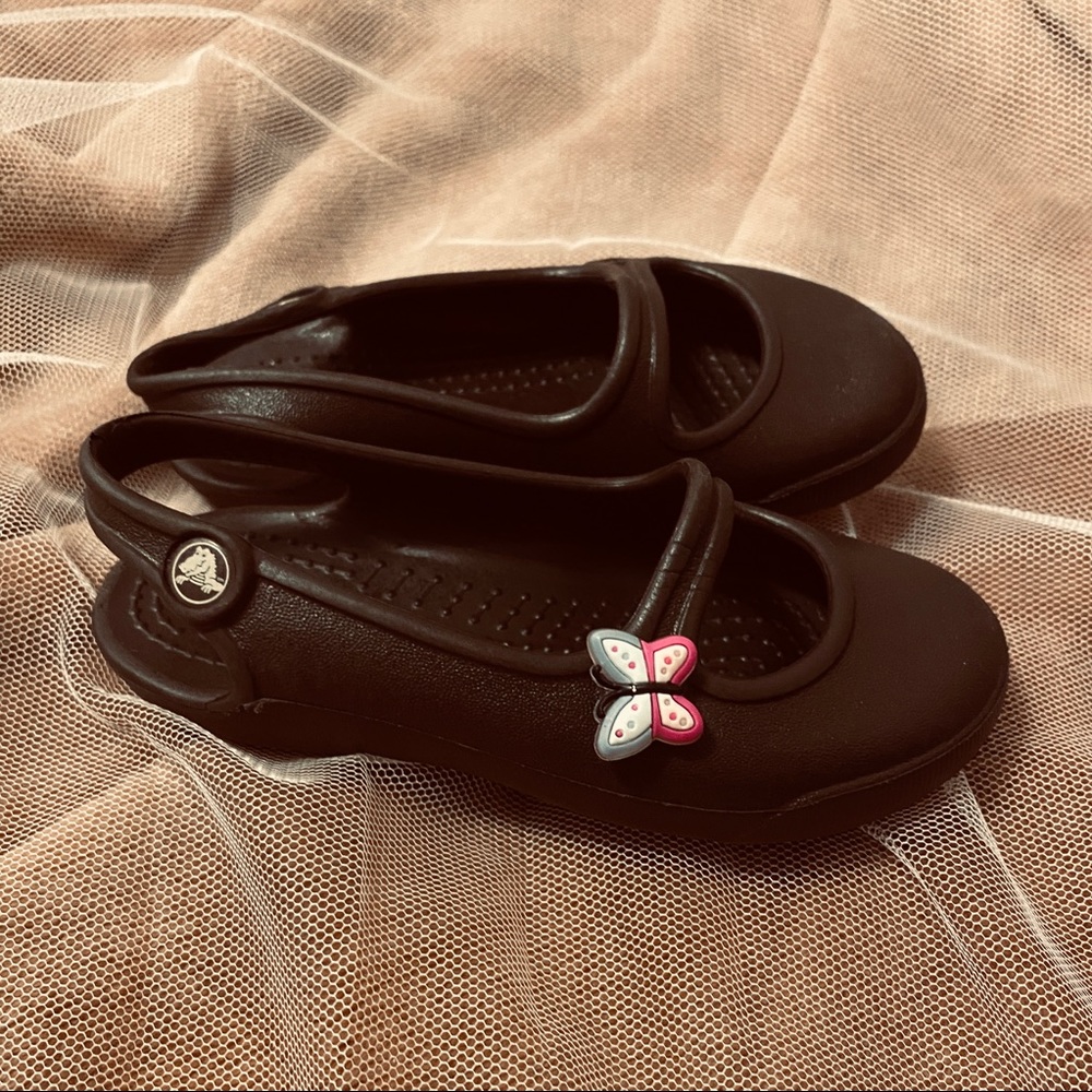 Girls Slingback Crocs Size 8